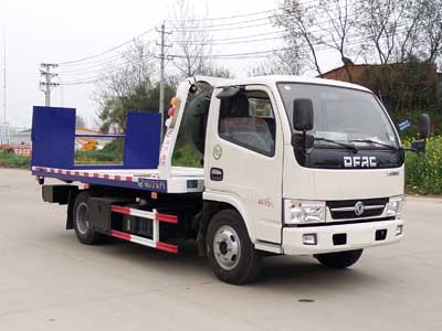 東風(fēng)小凱普特藍(lán)牌平板清障車(chē)