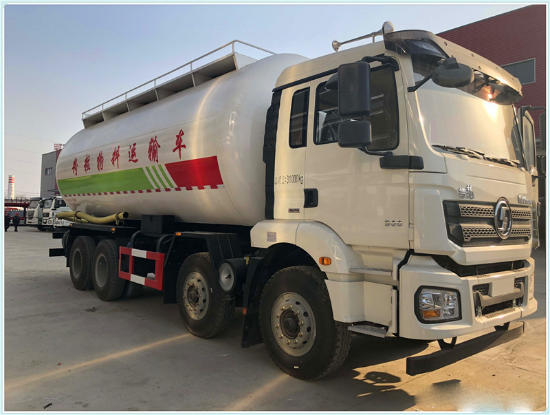 陜汽德龍30方粉粒物料車